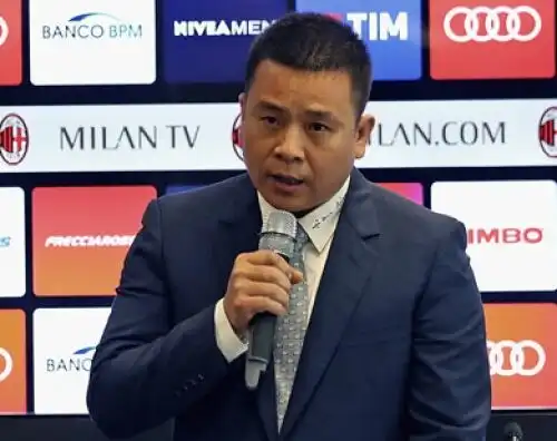 Milan, blitz segreto di Yonghong Li