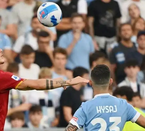 Gesto triviale a fine derby Lazio-Roma: Nicolò Zaniolo lo paga caro