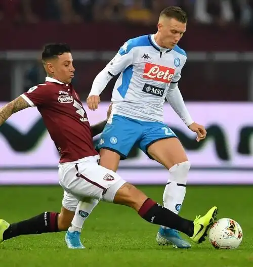 Zielinski positivo salta Juventus-Napoli