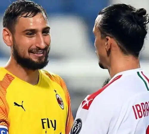 Zlatan Ibrahimovic, festa di compleanno a sorpresa con Gigio Donnarumma