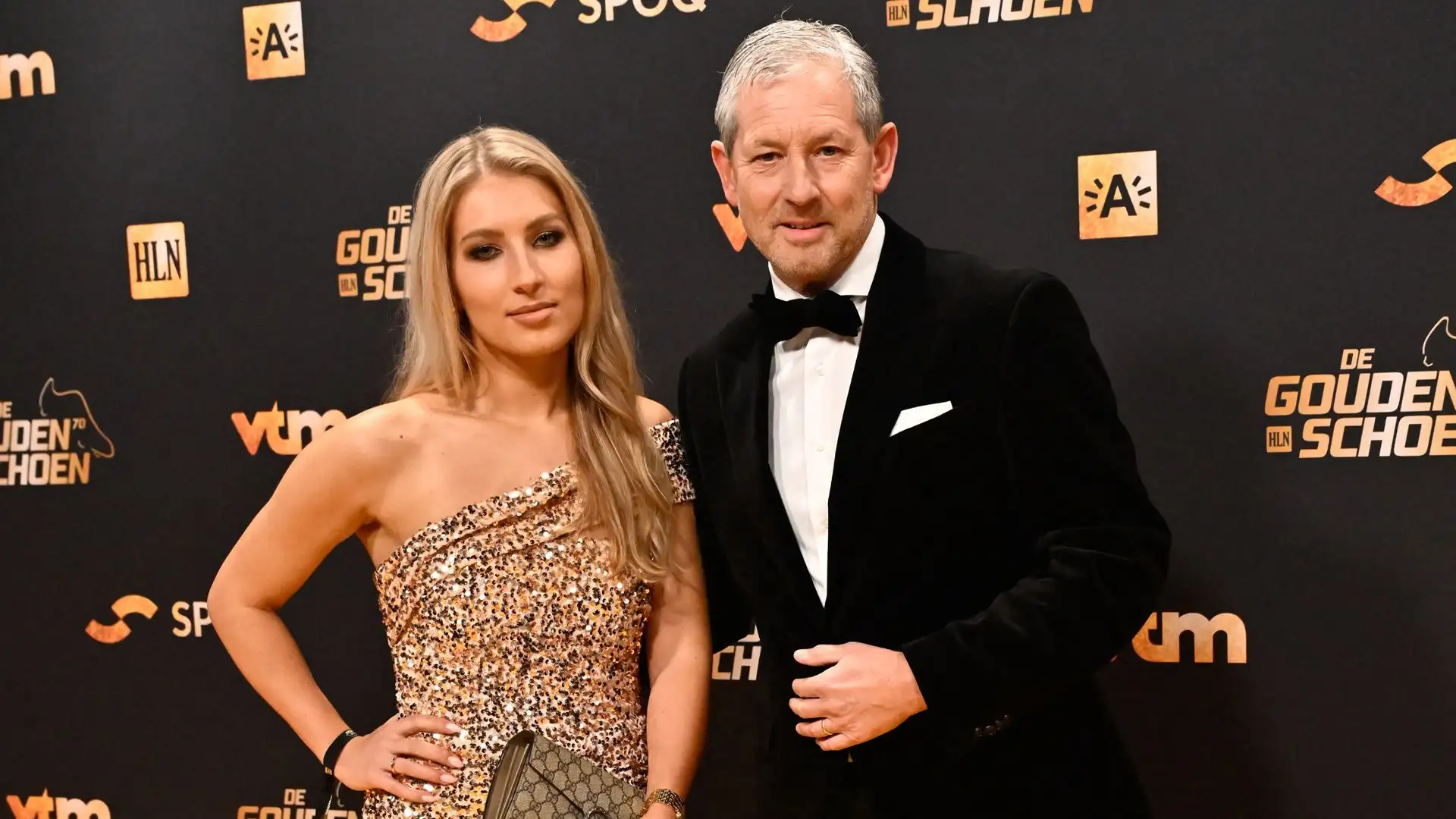 Il celebre ex arbitro Frank De Bleeckere e la figlia Camilla
