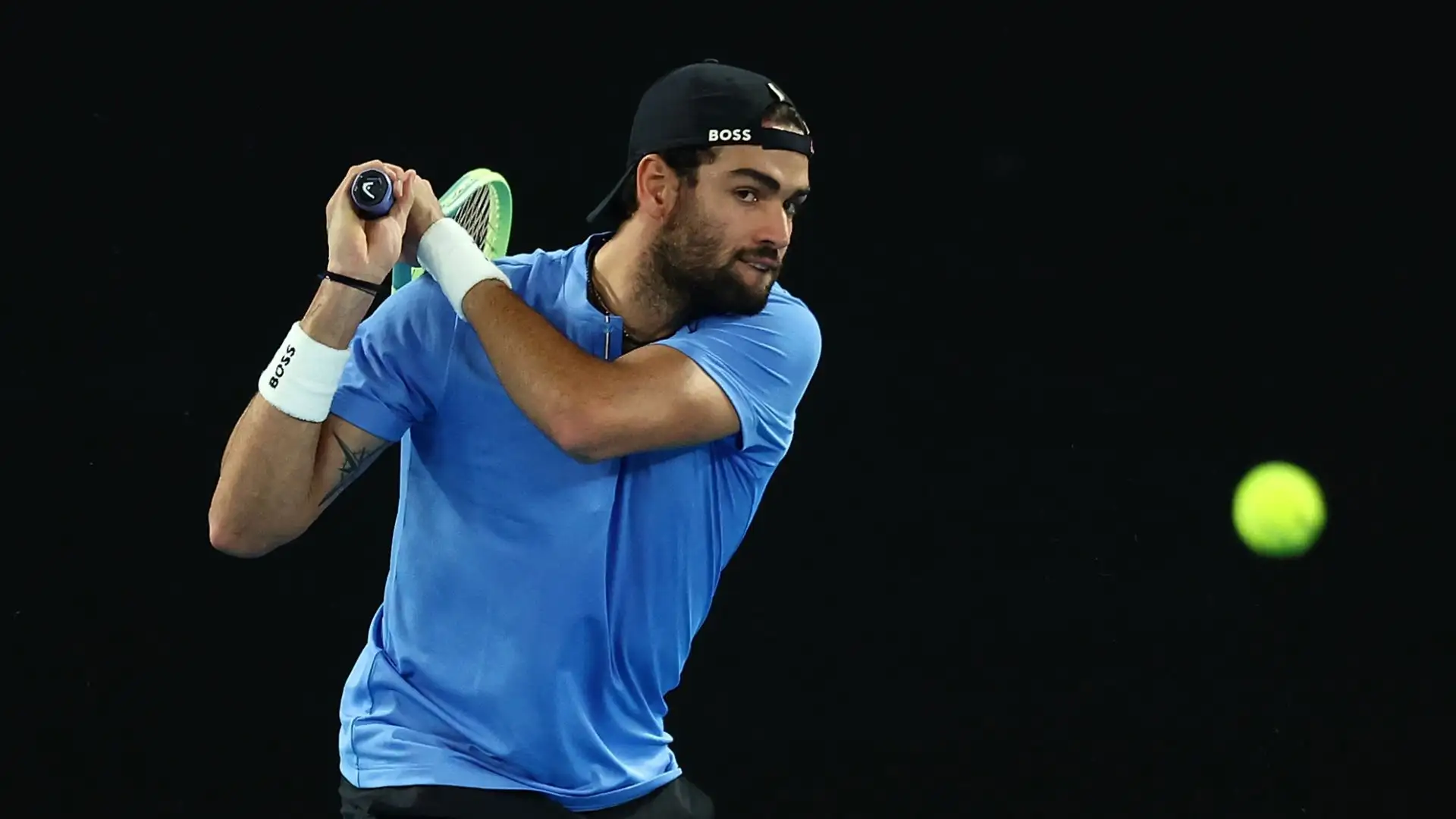 Berrettini doveva sfidare al primo turno Stefanos Tsitsipas, ma è costretto ad alzare bandiera bianca all'ultimo minuto