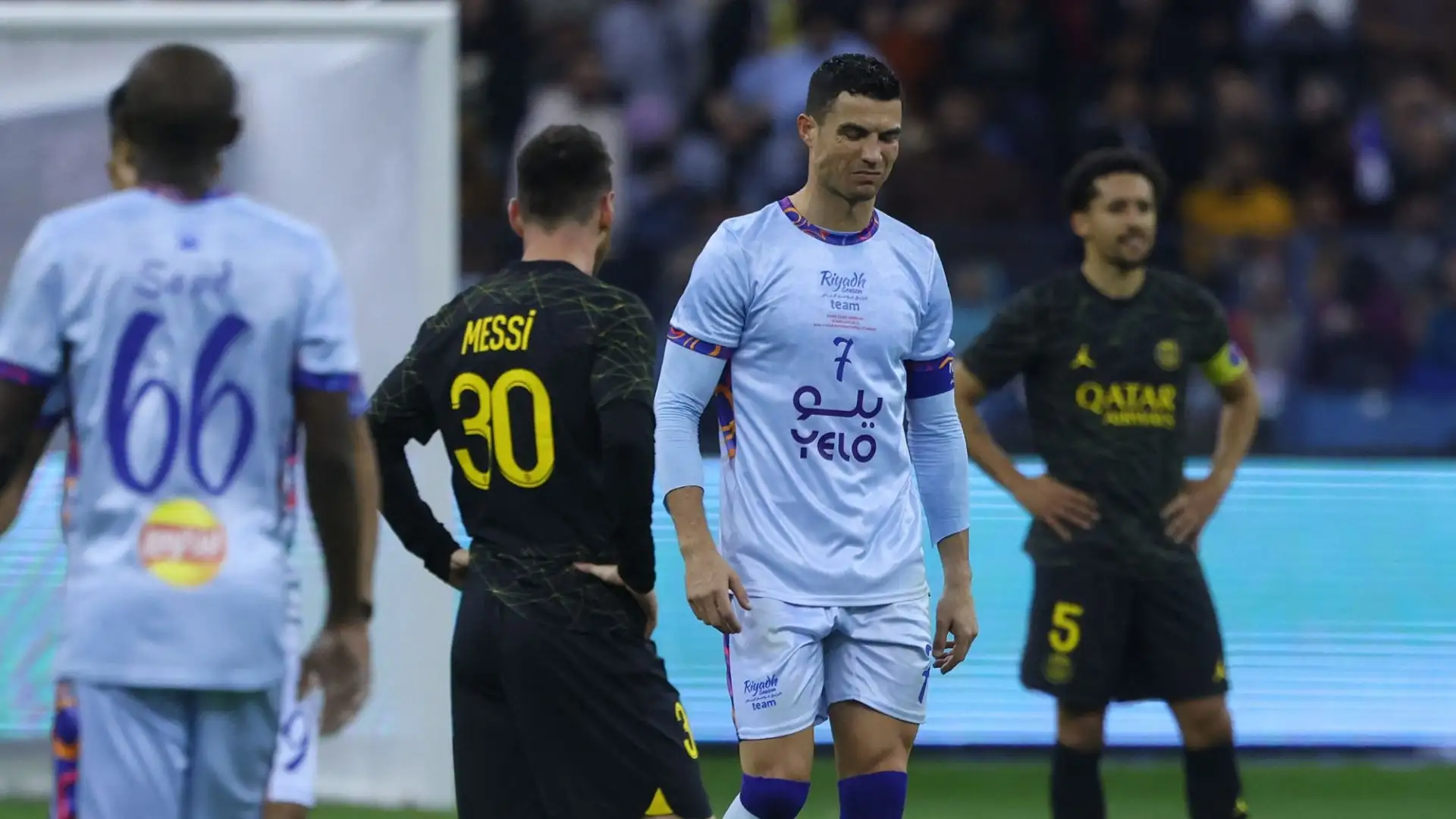 I due si sono affrontati l'ultima volta un anno fa circa, in occasione di un'amichevole tra Al-Nassr e PSG a Riad