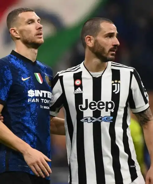 Da grandi rivali a compagni: Dzeko e Bonucci