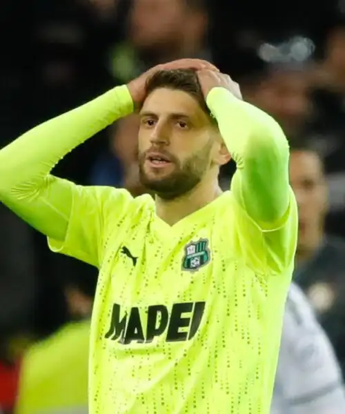 Domenico Berardi, che tegola: operato. Foto