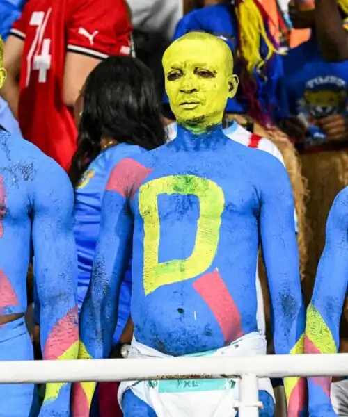 Eroi in blu: le divertentissime foto dei tifosi congolesi