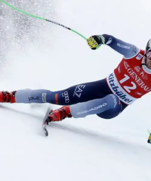 Florian Schieder beffato per cinque centesimi a Kitzbuehel. Dominik Paris in top 10