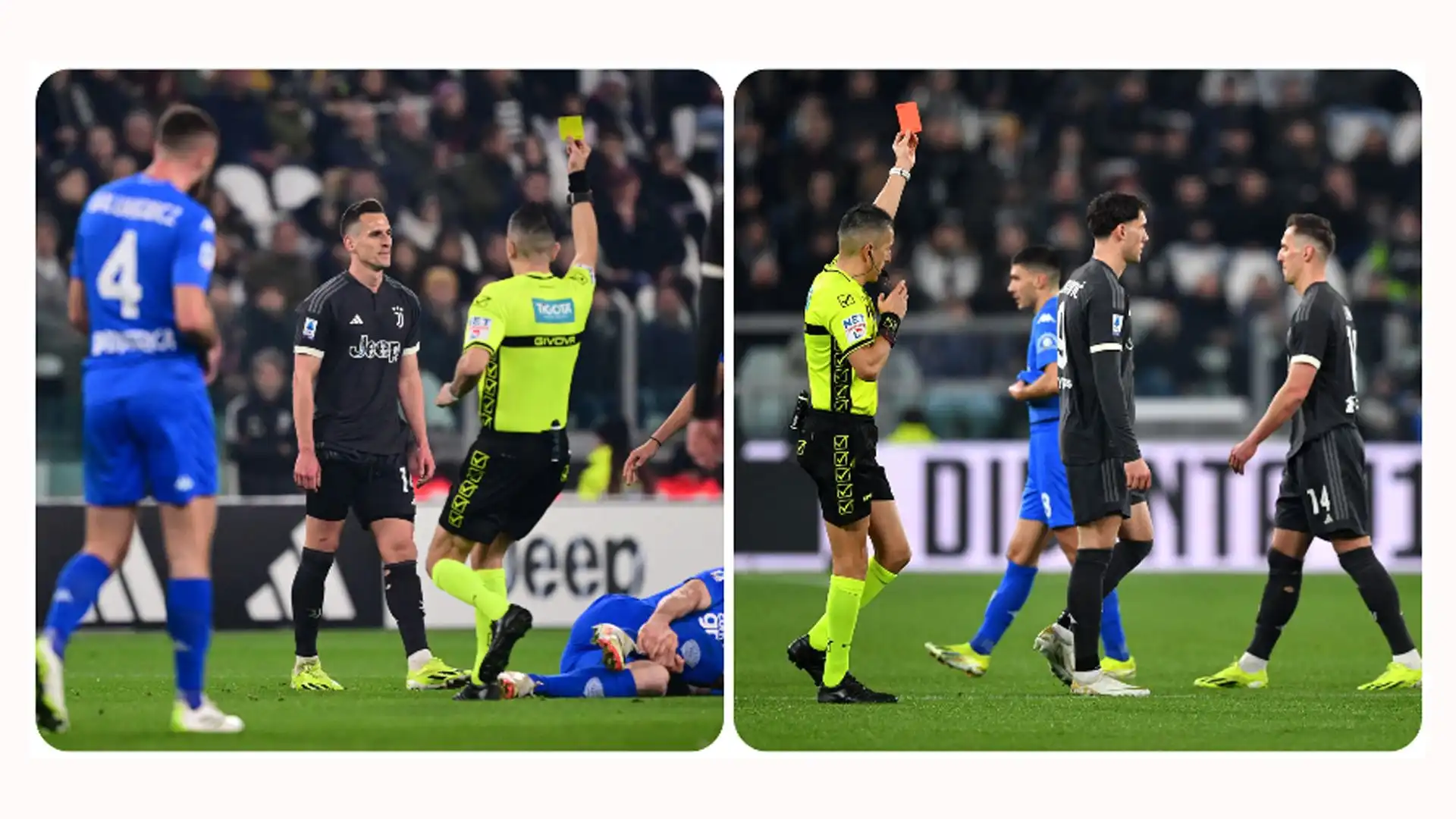 E' durata poco più di venti minuti la gara di Arek Milik con l'Empoli