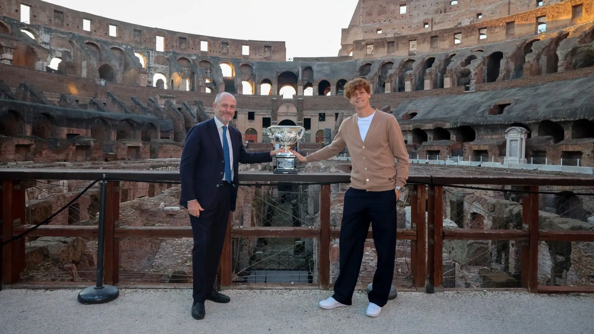 Perché, alla fine, è facile fare il tennista con la racchetta (e la tonsillite) degli altri (FITP/Sposito)