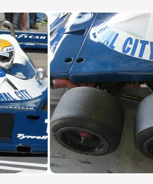 La Formula 1 più particolare di sempre: le foto della Tyrrell a 6 ruote