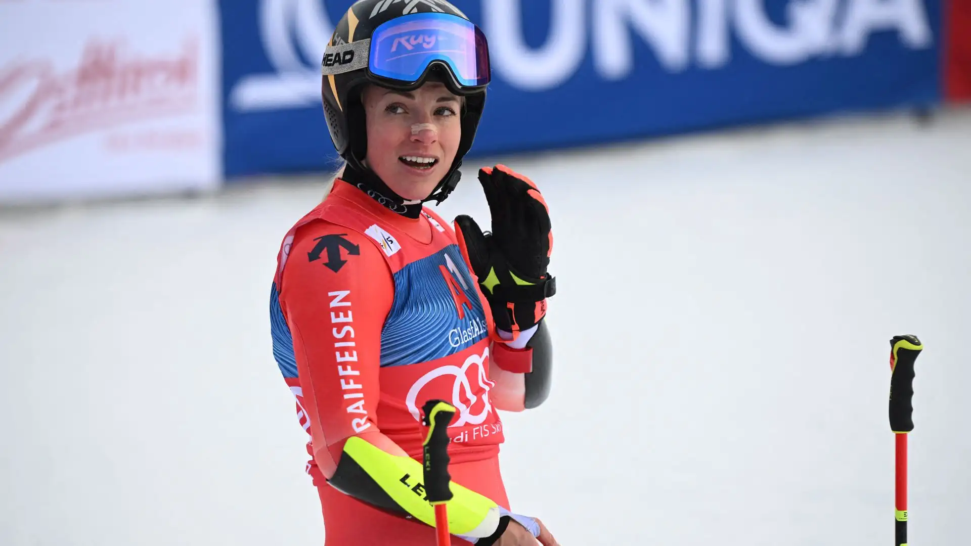 E' successo nel super G di Zauchensee