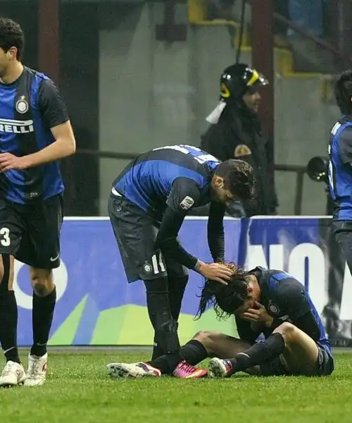 Le foto dell’ex Inter che ora gioca tra i dilettanti