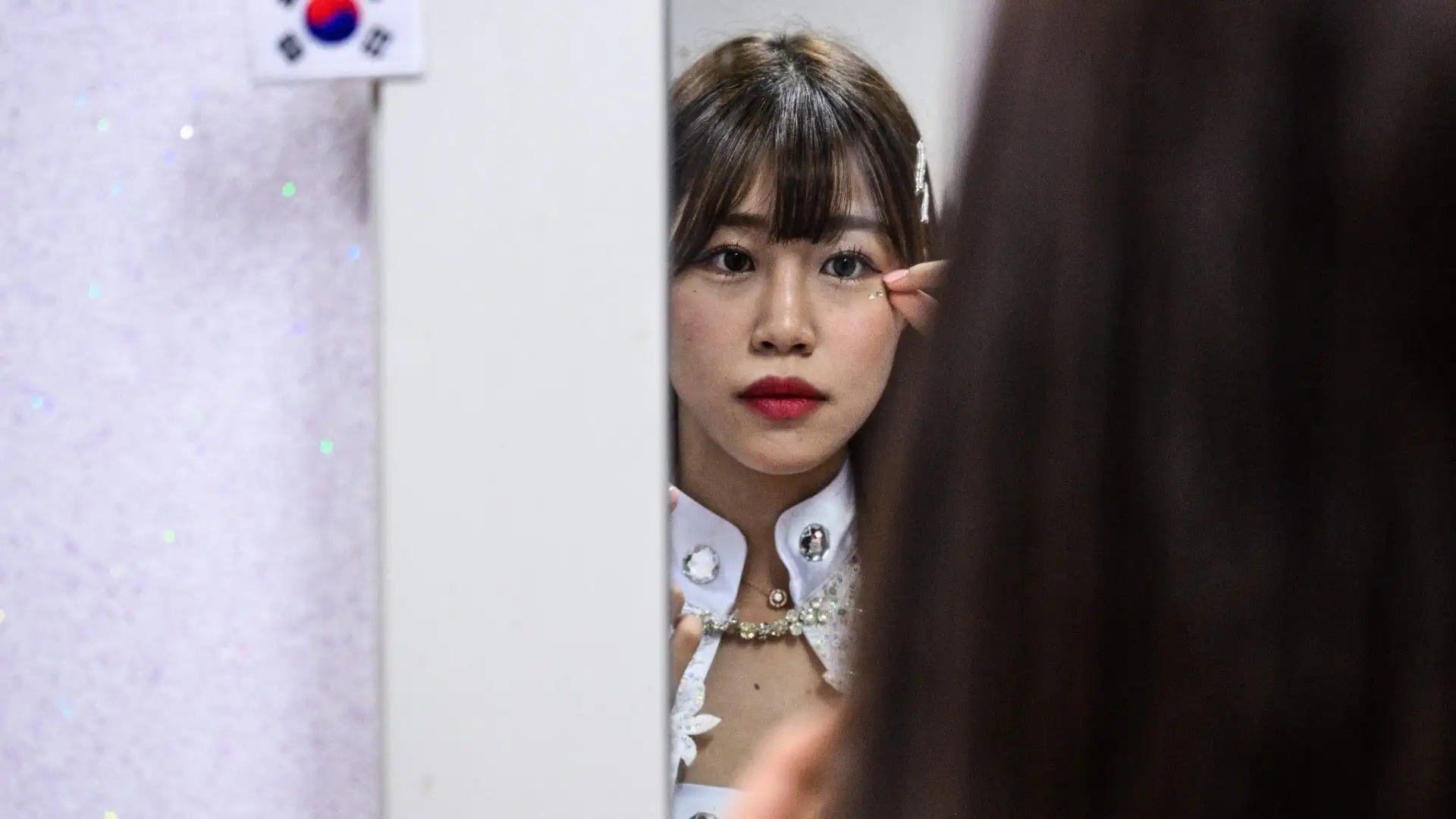 Il trucco è un passaggio fondamentale per le cheerleader
