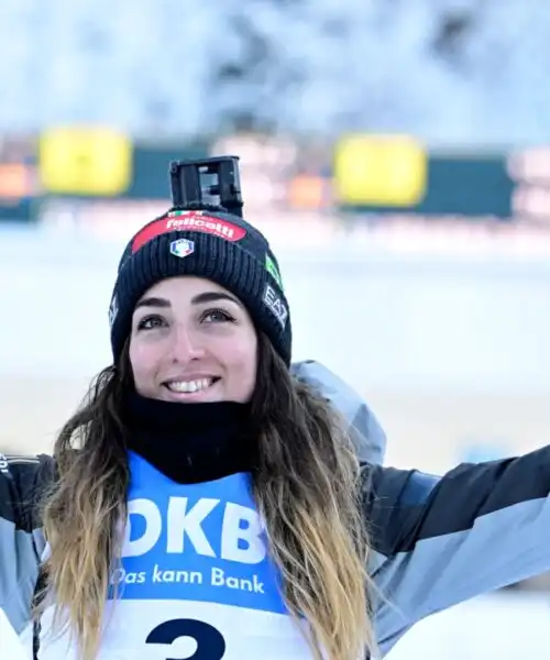 Lisa Vittozzi esulta a Ruhpolding e spiega la chiave del successo