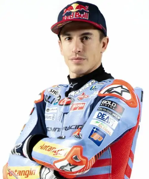 Marc Marquez ha cambiato pelle: le prime foto del neo ducatista con i colori Team Gresini