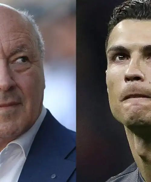 Marotta punge Ronaldo e la Juventus: foto