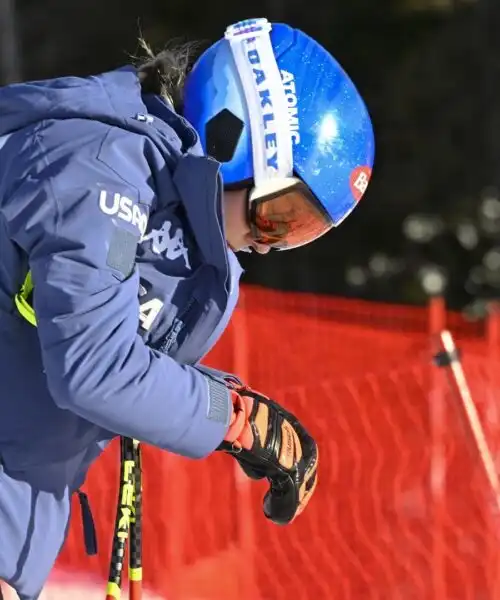 Le prime parole di Mikaela Shiffrin dopo la caduta di Cortina d’Ampezzo