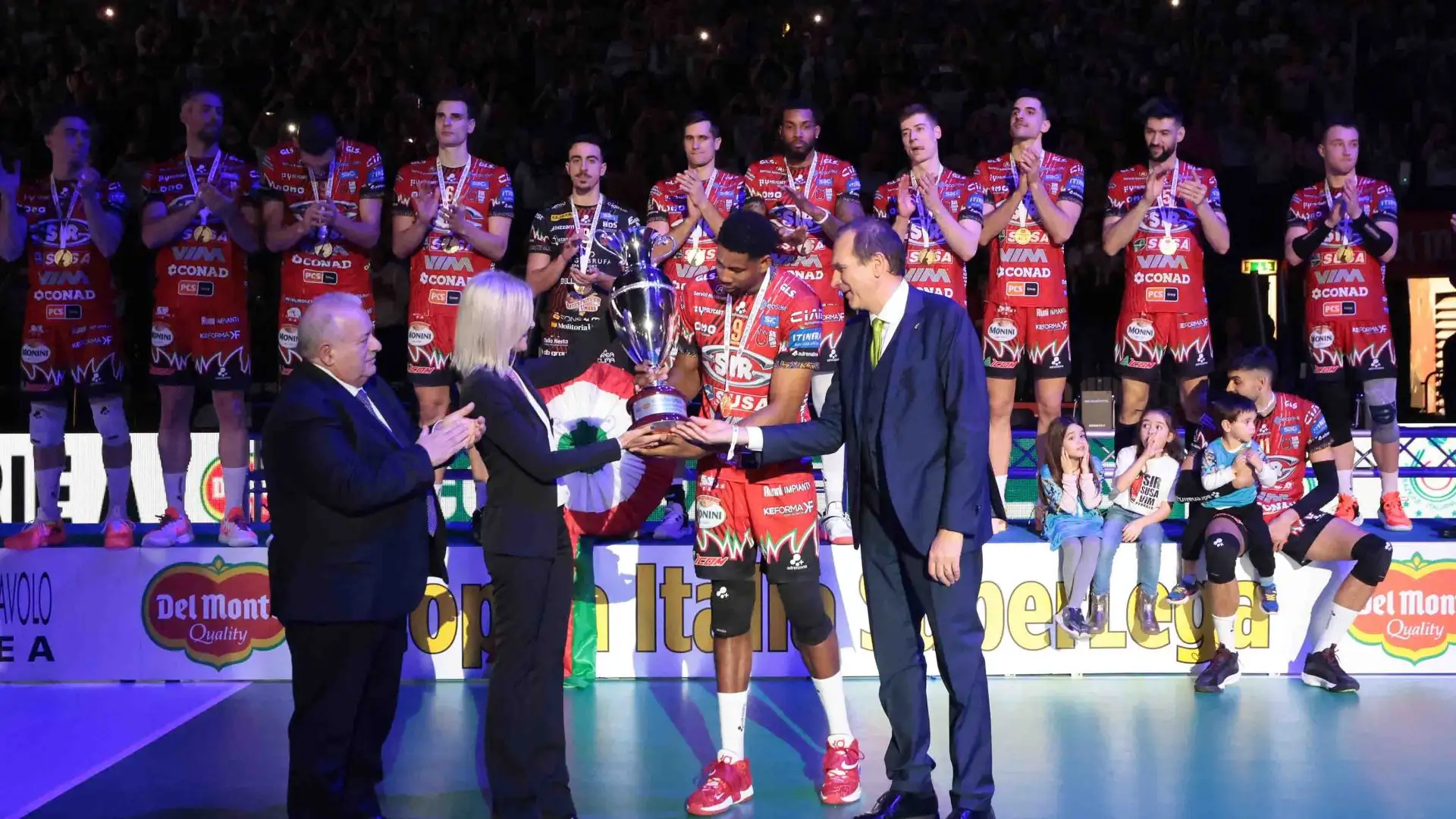 Leon e compagni hanno battuto 3-1 la Mint Vero Volley Monza.