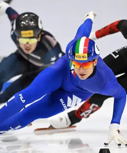 Europei short track, tris d’oro per Pietro Sighel