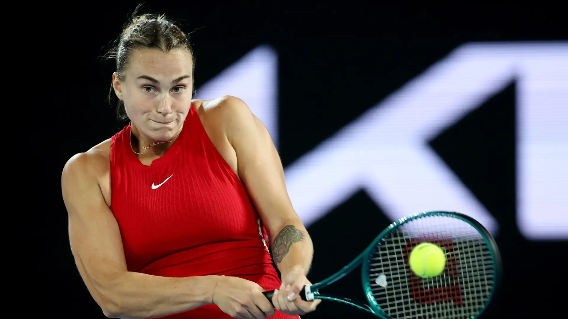 La tennista bielorussa, numero 2 al mondo, ha travolto la tedesca Ella Seidel