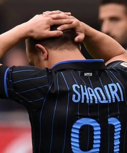 Shaqiri all’Inter: una storia da dimenticare. Le immagini