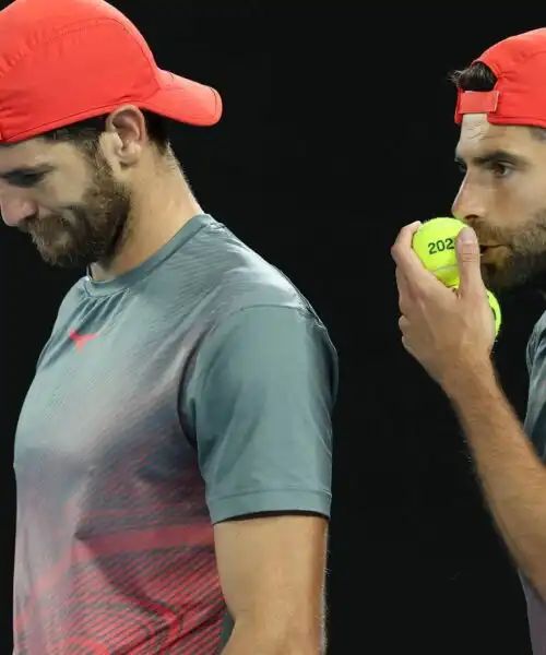 Australian Open, Bolelli-Vavassori, finale amara: sogno sfumato