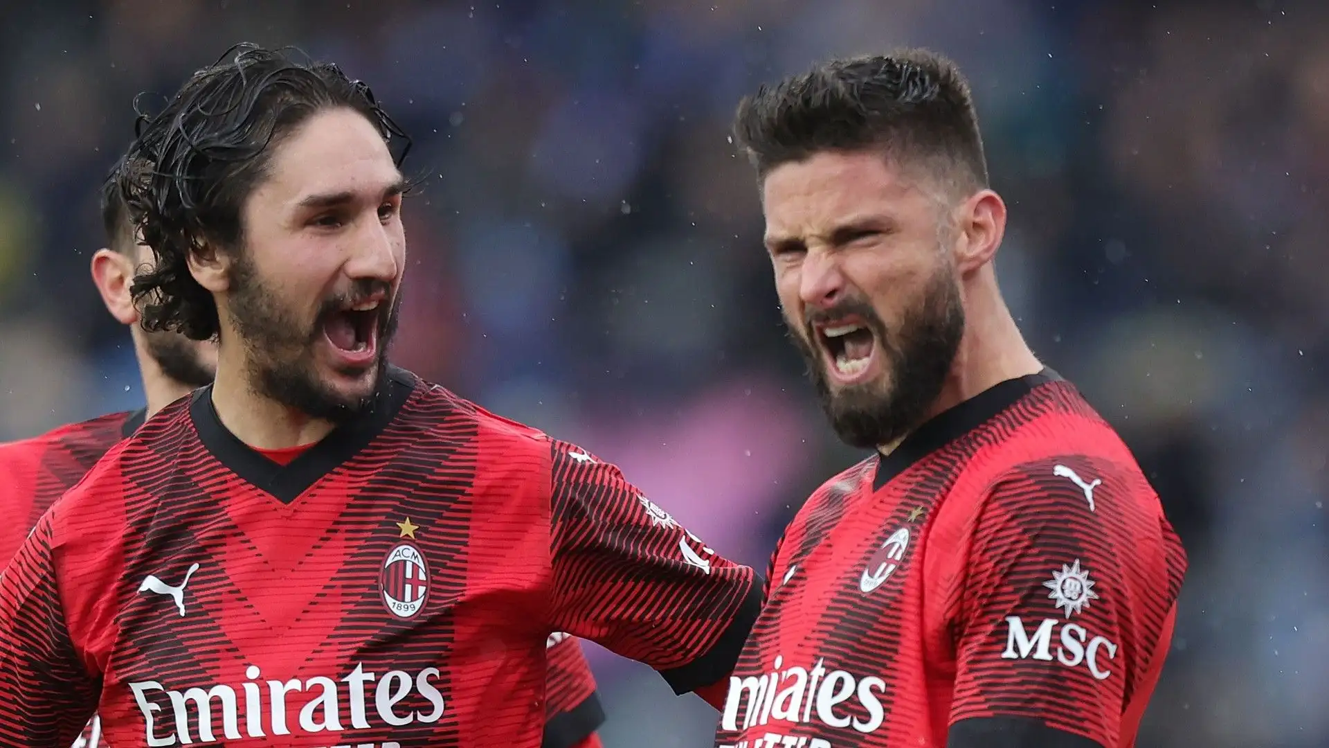 Olivier Giroud è tornato al gol trasformando il calcio di rigore al minuto 31