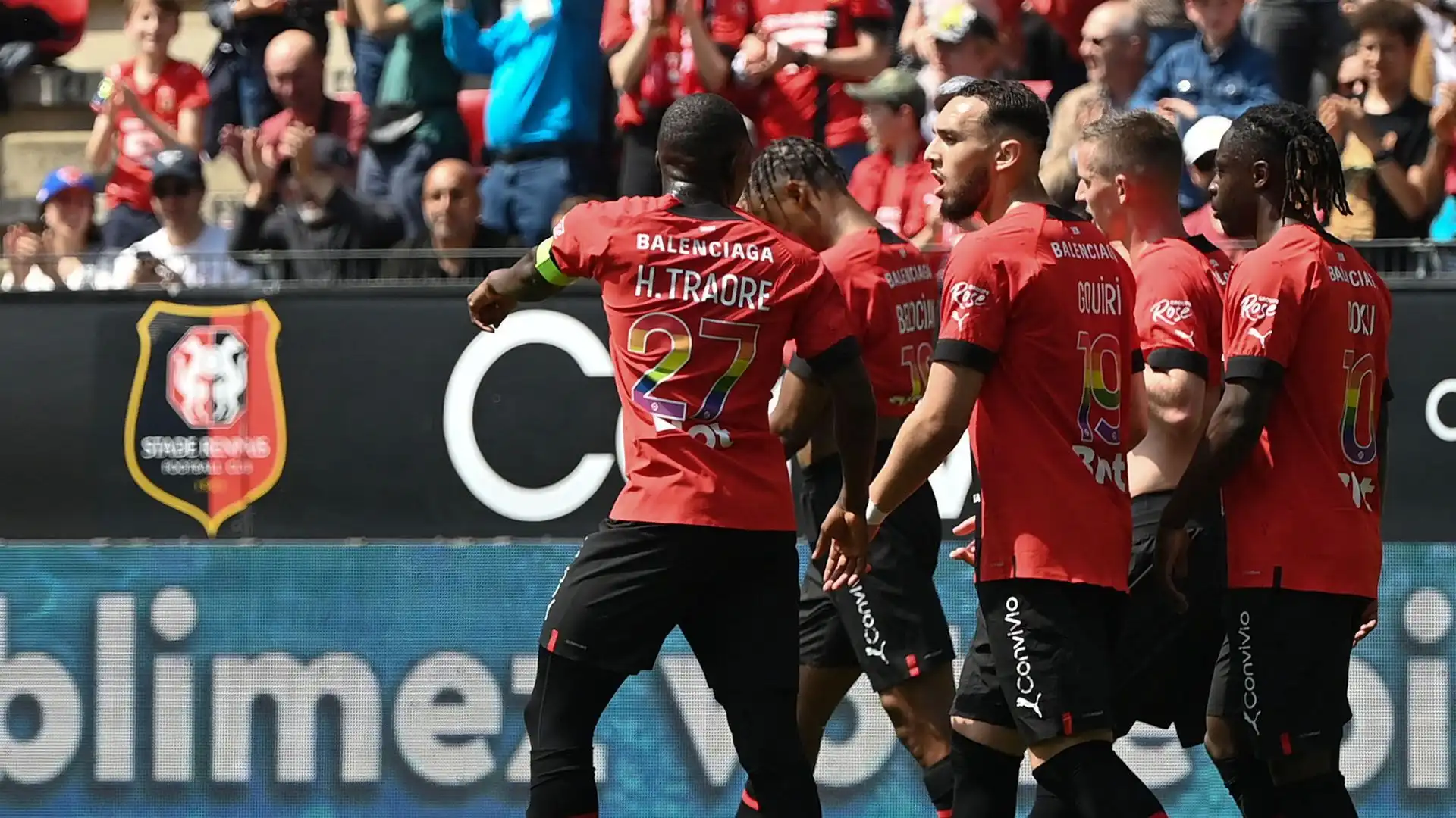 Napoli all'assalto del gioiello del Rennes: le immagini

