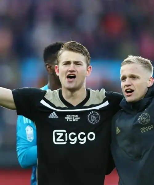 Van de Beek e De Ligt: un’amicizia ritrovata. Le foto