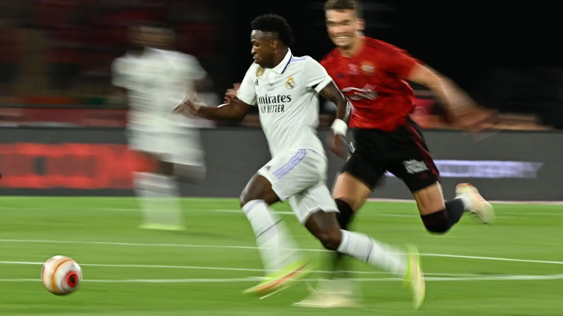 Negli spazi stretti Vinicius è agilissimo