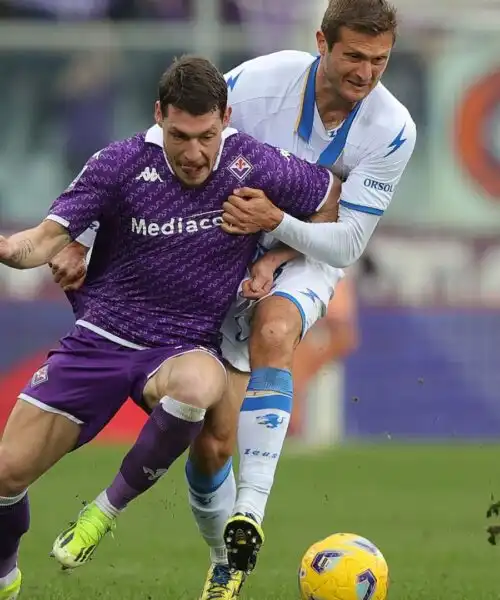 Fiorentina debordante: cinque gol al Frosinone, prima gioia in viola per Belotti