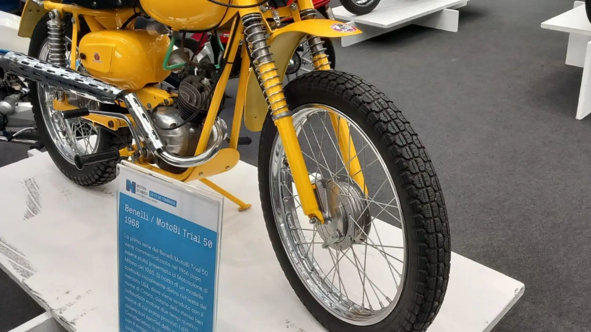 Motore due tempi quattro marce per questo bolide