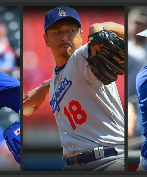 Tutti i giapponesi che hanno giocato nei Los Angeles Dodgers. Foto