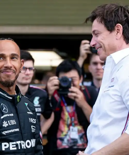 Hamilton-Ferrari: ecco come si è ”vendicato” Toto Wolff. Foto