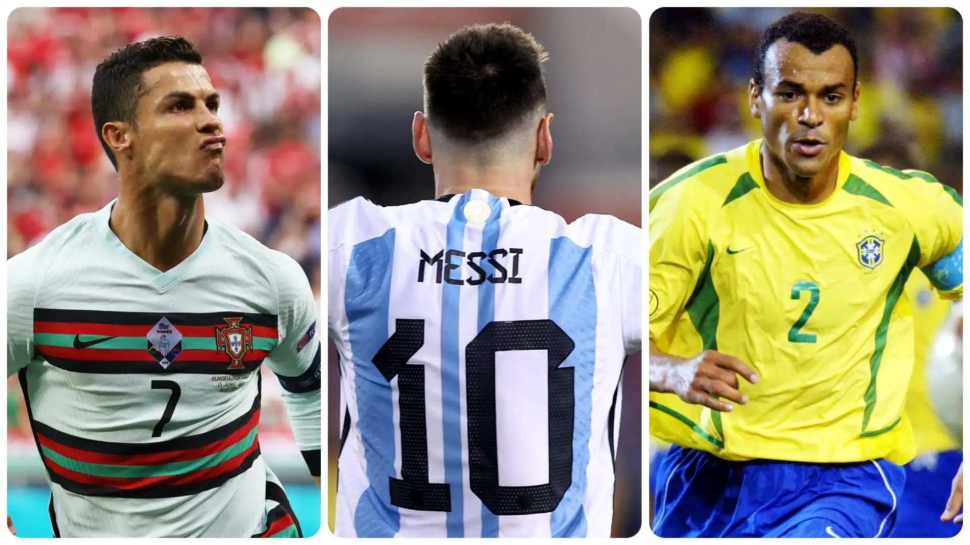 I calciatori più iconici per ogni numero di maglia 1-10. Immagini. Fonte: score90
