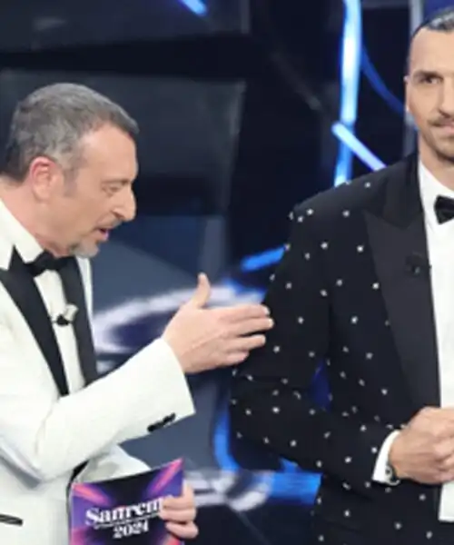 Zlatan Ibrahimovic è tornato a Sanremo