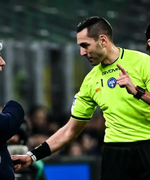 Inter-Atalanta: furia bergamasca contro l’arbitro. Foto