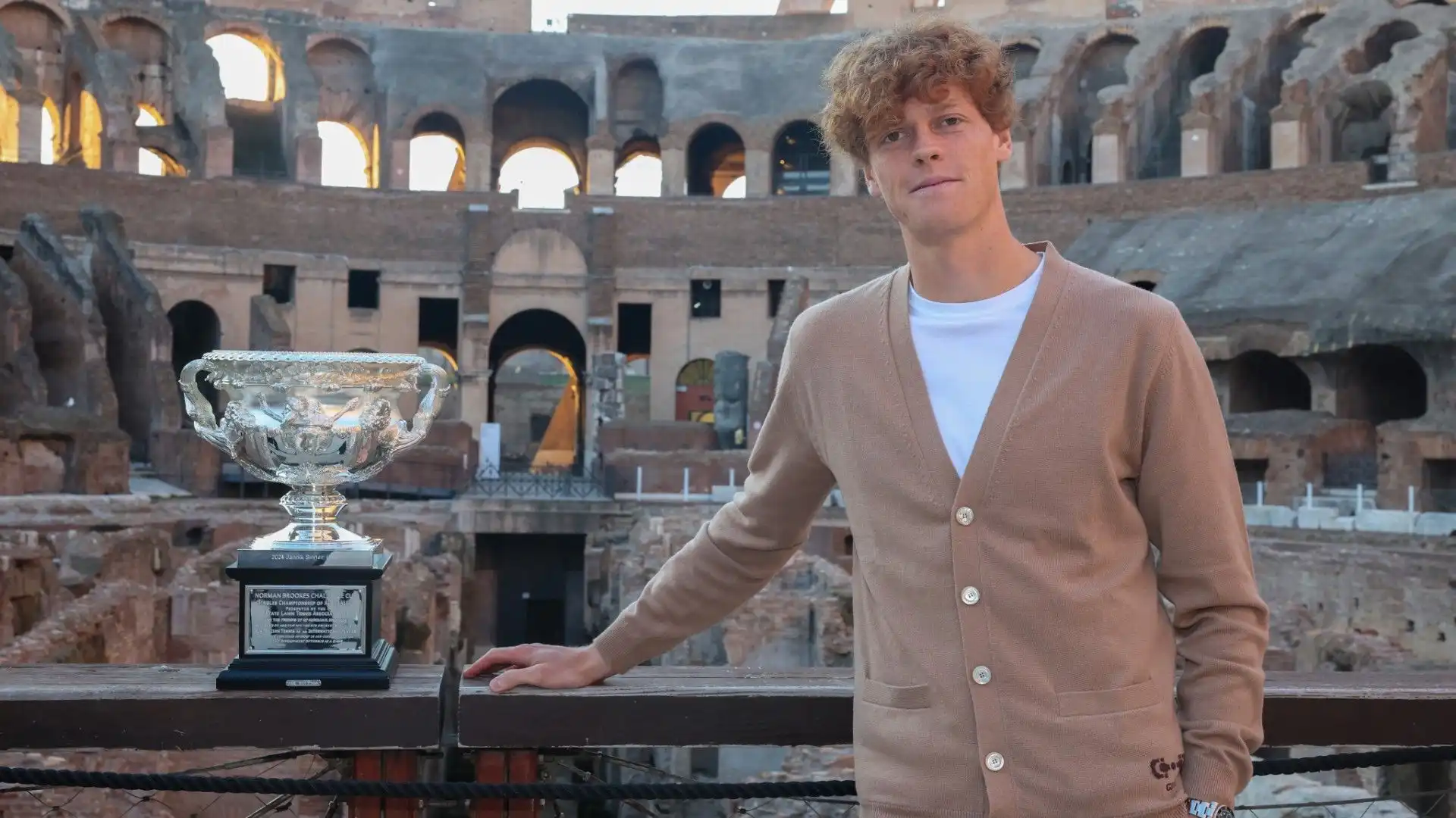 Dopo il trionfo di Melboune Jannik Sinner è (quasi) pronto per tornare in campo (Sposito/FITP)