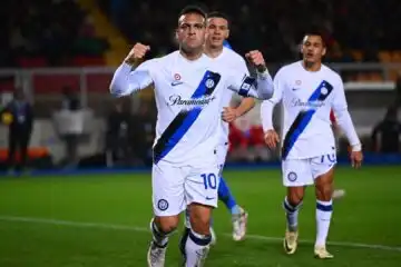Inter inarrestabile: 4-0 a Lecce, Lautaro Martinez nella storia