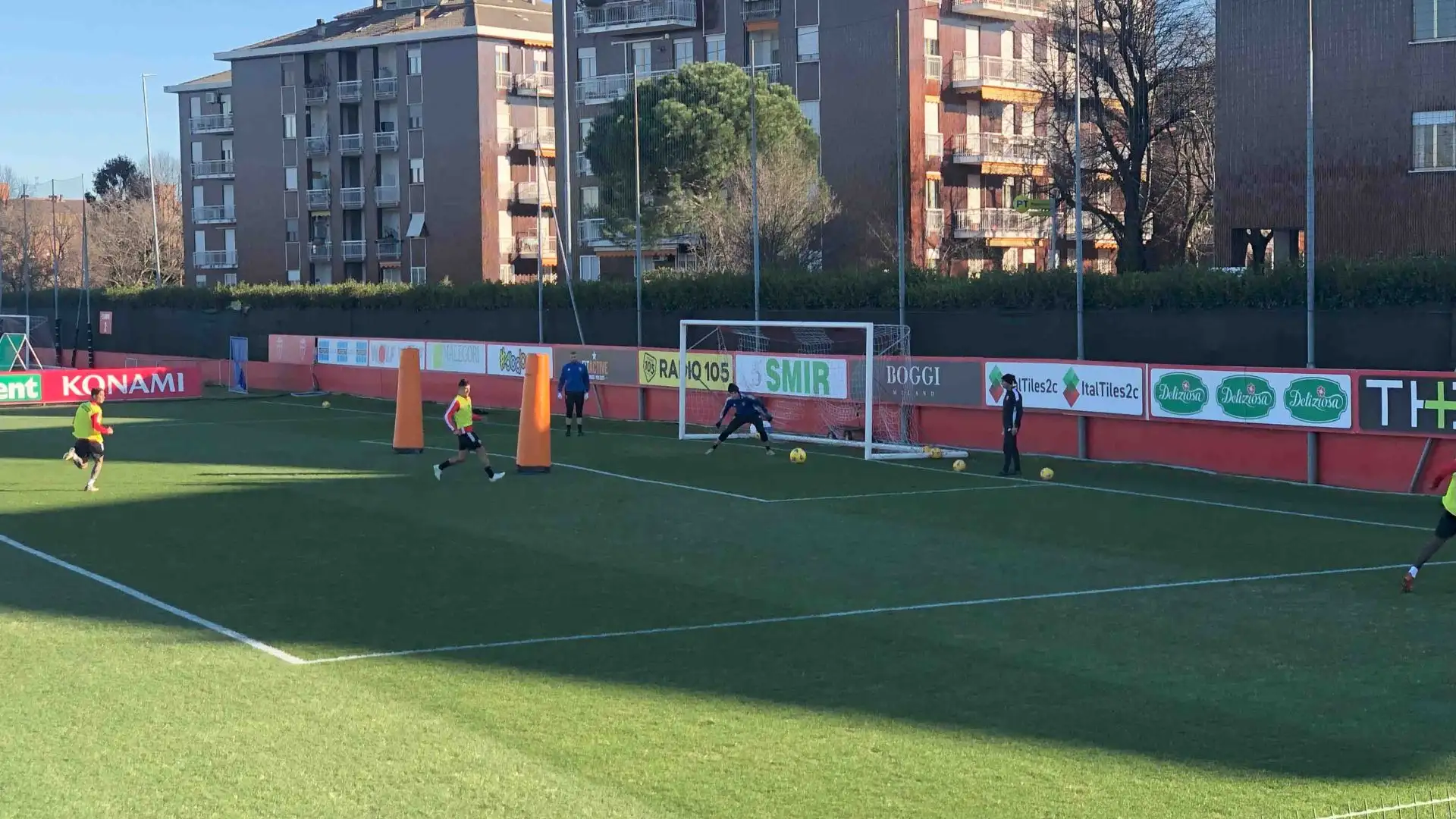 Per l'occasione allenamento a porte aperte a Monzello.