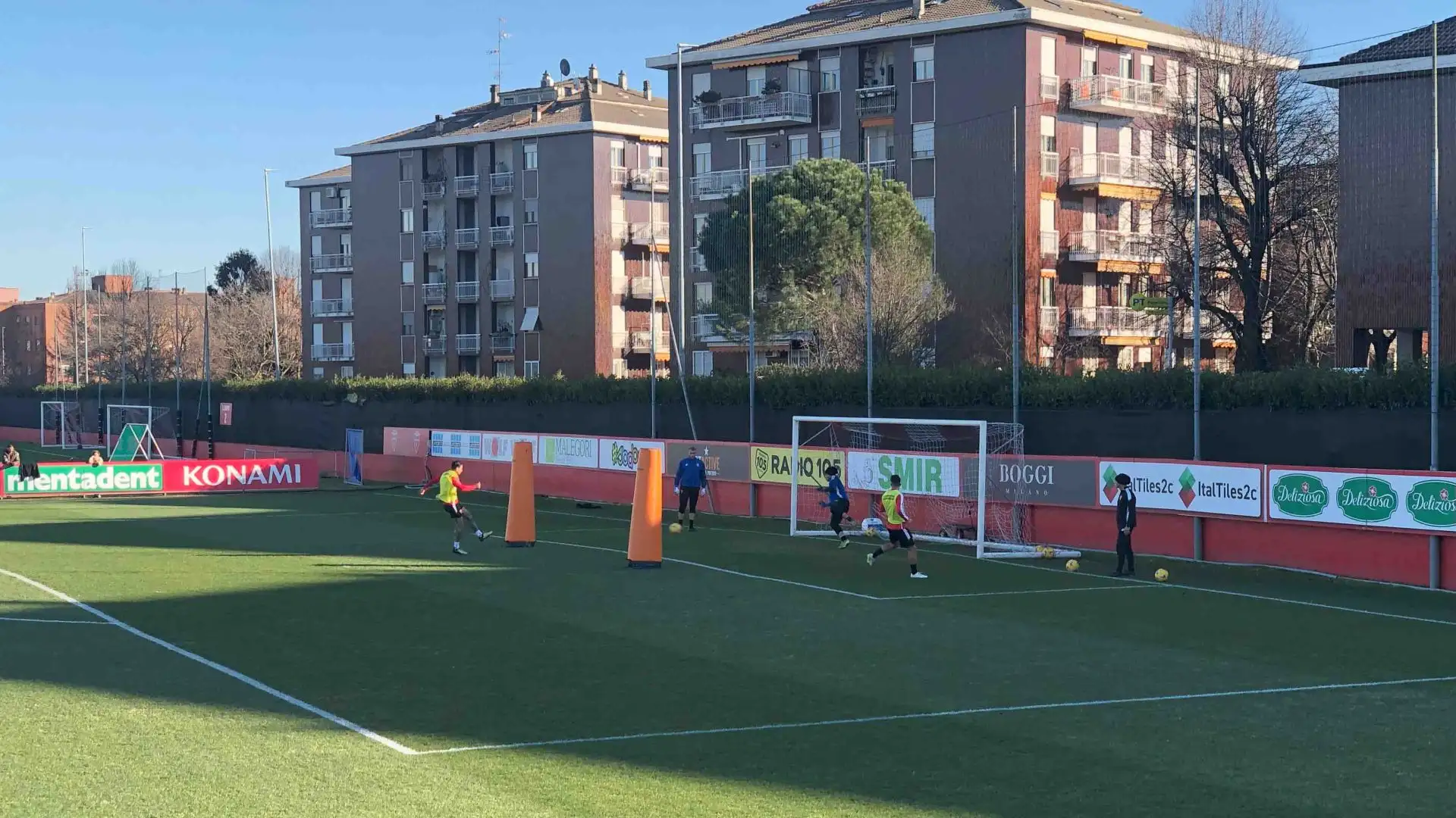 Poi si è concluso il tutto con una partitella su campo ridotto.
