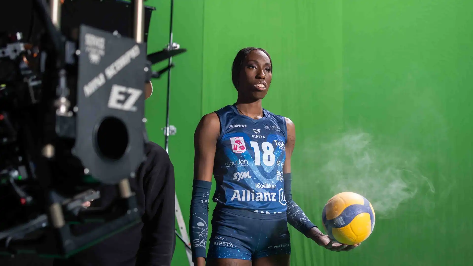 C'è anche Paola Egonu nel nuovo spot di Sky. Foto di Carmine Conte.