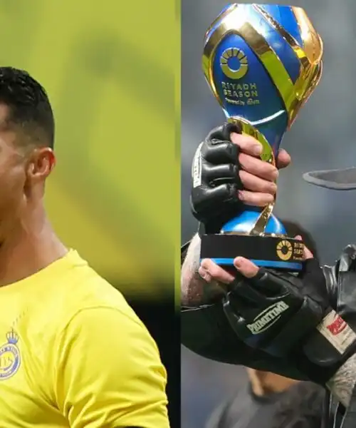 Ronaldo perde la coppa di Undertaker e si infuria: le foto