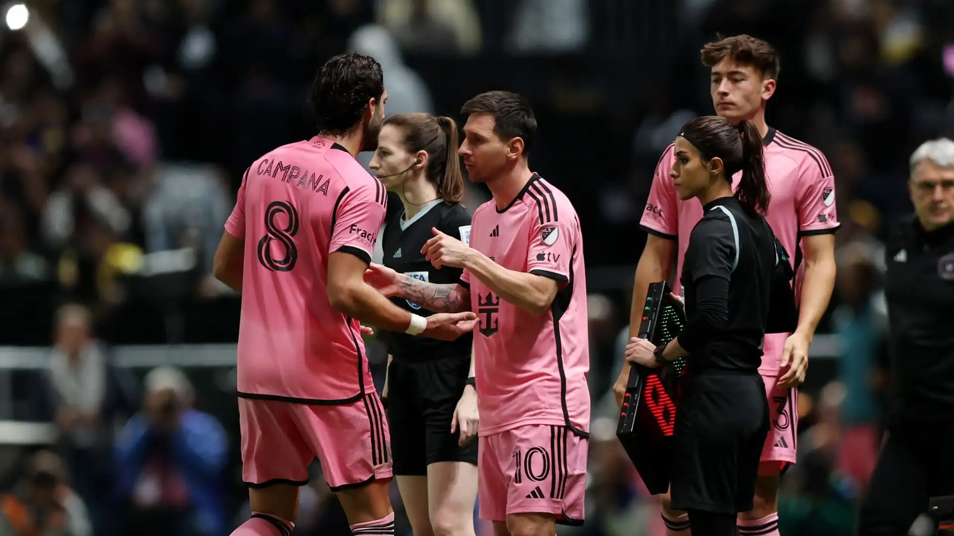 Anche Lionel Messi ha giocato molto poco, entrando in campo solo pochi minuti nel finale di partita