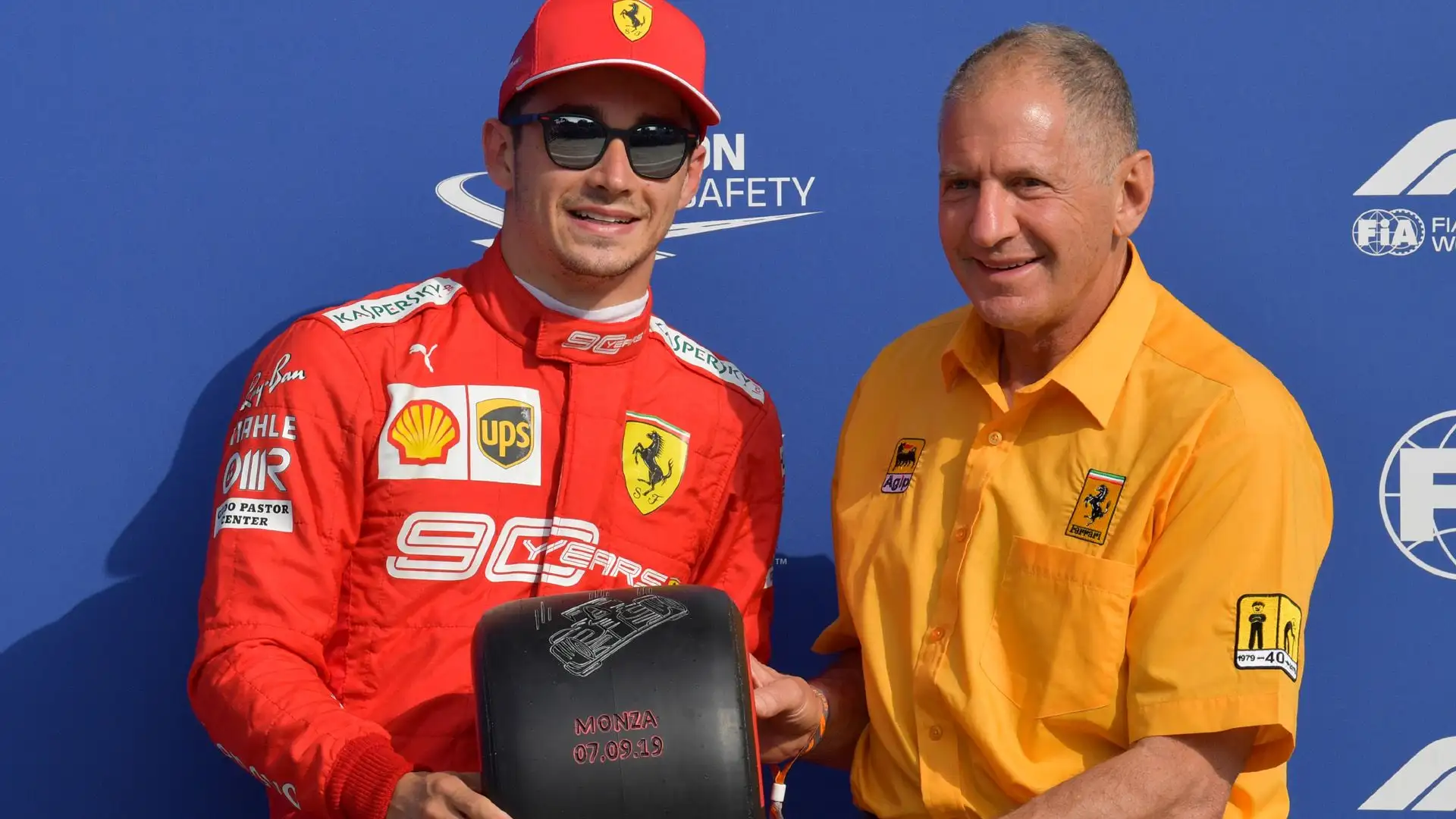 Qui Scheckter con Charles Leclerc