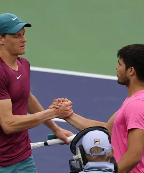 A Indian Wells Jannik Sinner può superare Carlos Alcaraz al numero 2 del mondo