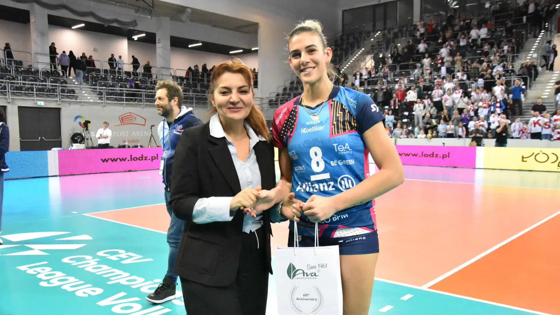 Alessia Orro e compagne hanno sbancato il campo del Lodz.