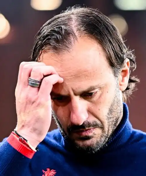 Genoa, Alberto Gilardino va giù piatto sul brutto primo tempo