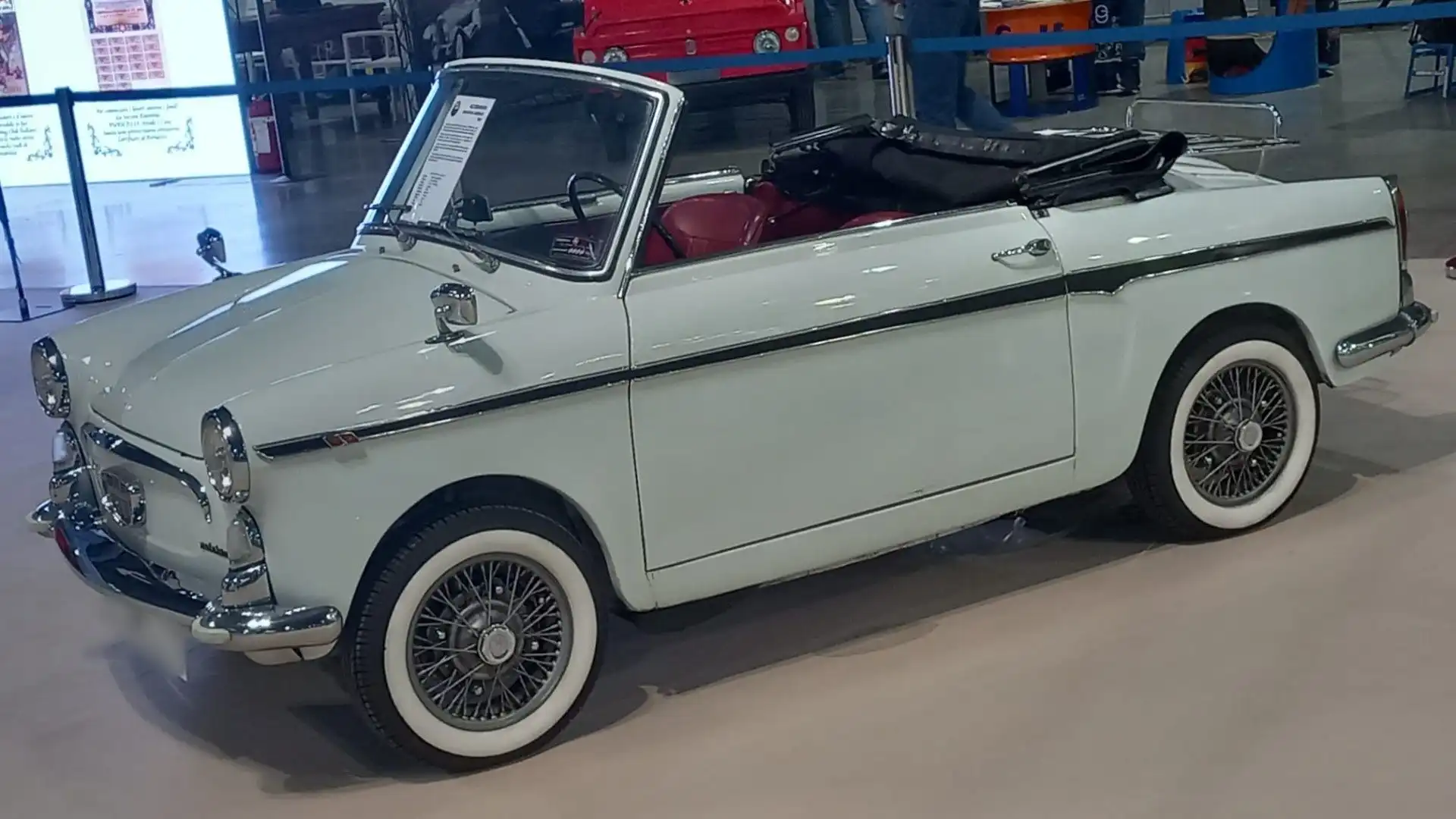 Il progetto Bianchina cabriolet venne attuato dall'Autobianchi nel 1959