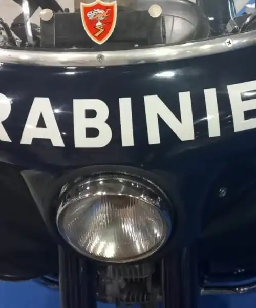 ‘Pronto intervento’ per i Carabinieri con il Falcone: le foto del bolide della Moto Guzzi